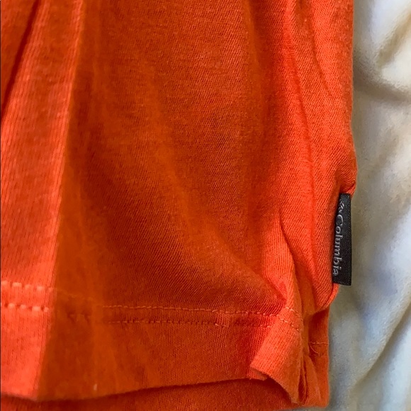 BNWOT Columbia racerback tank top in bright coral - Picture 2 of 3